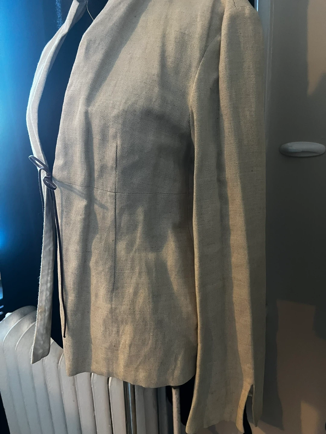 Zara Beige Tie-Front Blazer - photo 2