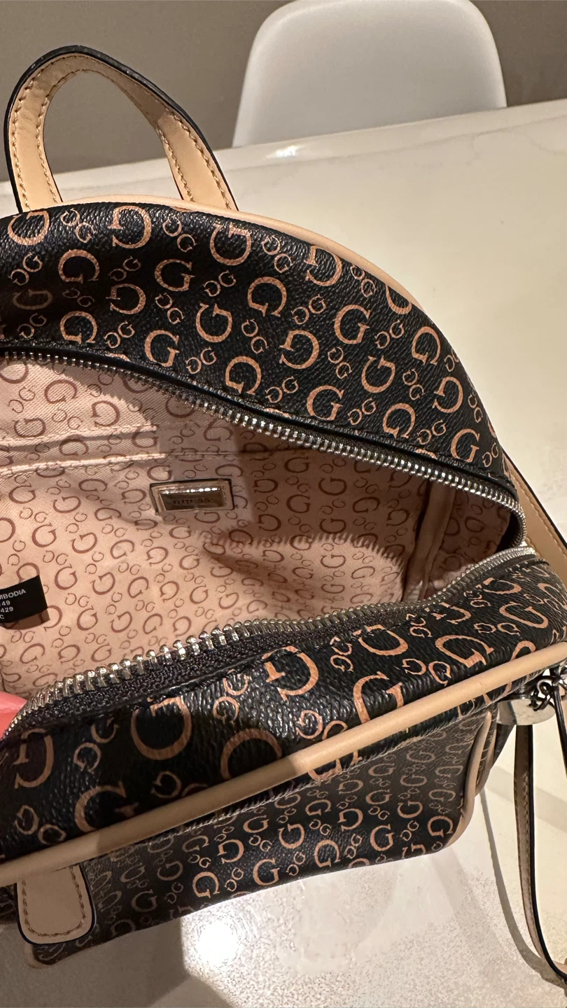 Guess Monogram Logo Mini Backpack - photo 3
