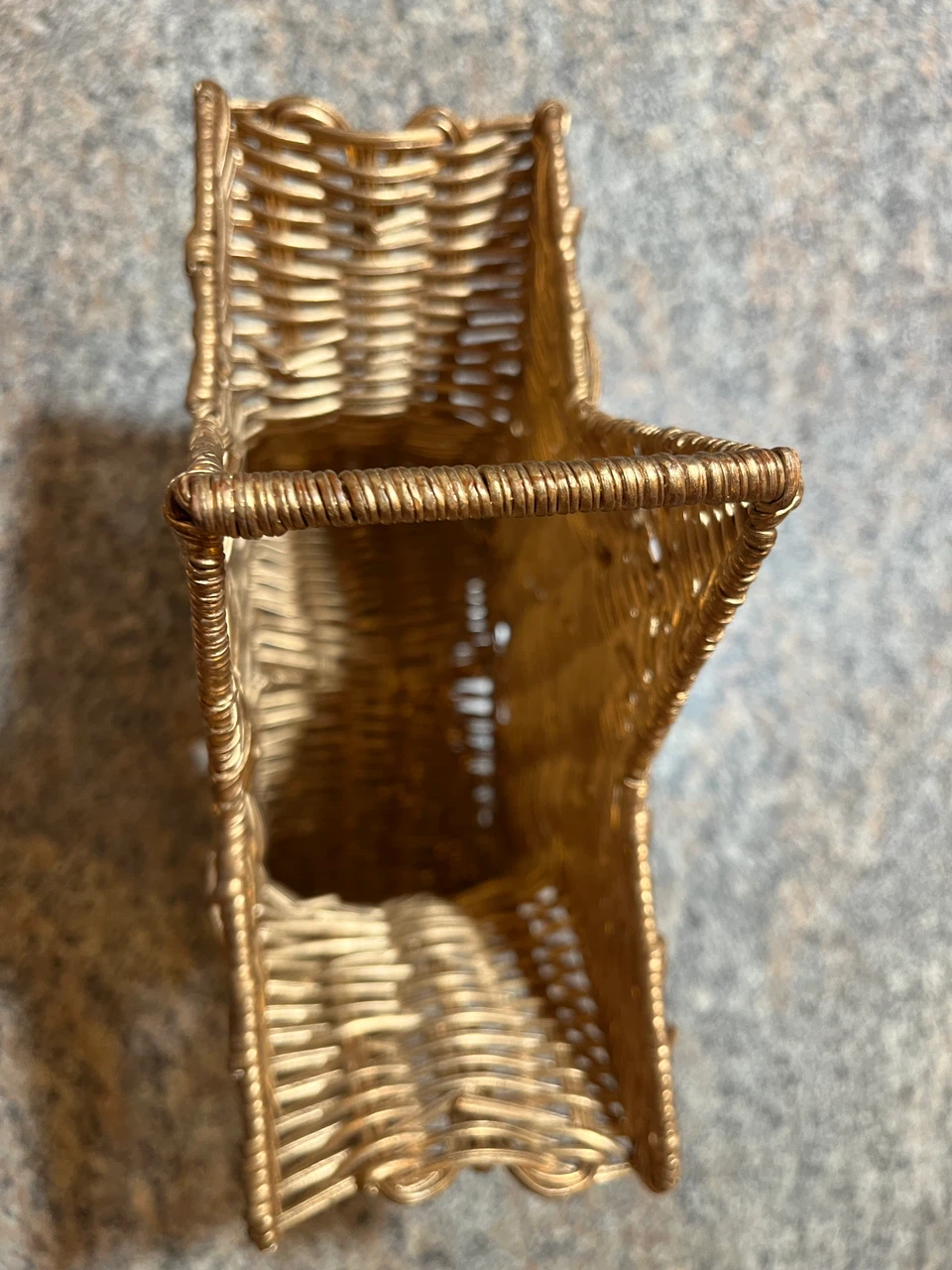 Gold Star Wicker Basket 9”by9” - photo 3