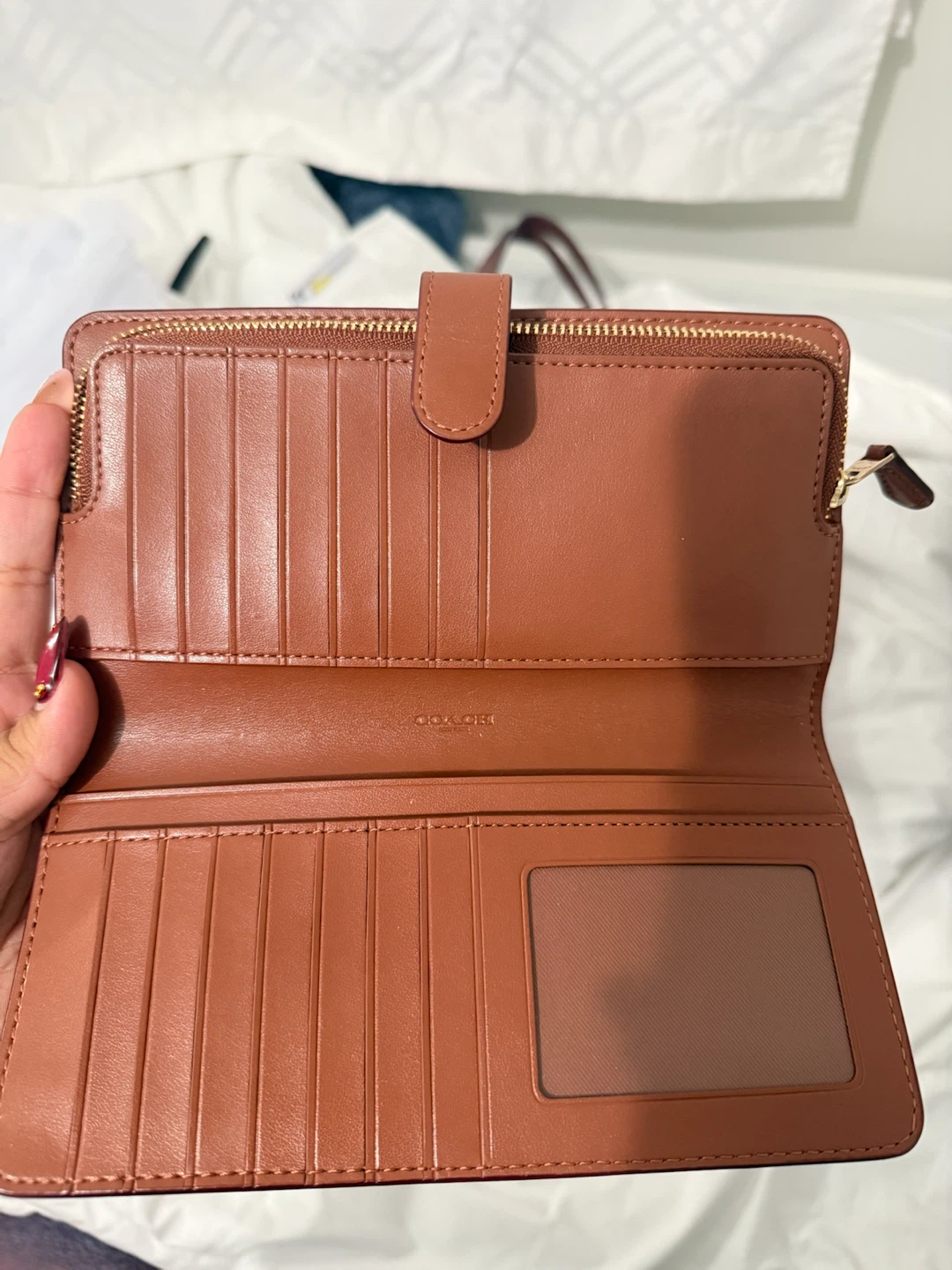 Coach Lora Tote + Matching Wallet Set - Saddle Brown - photo 3