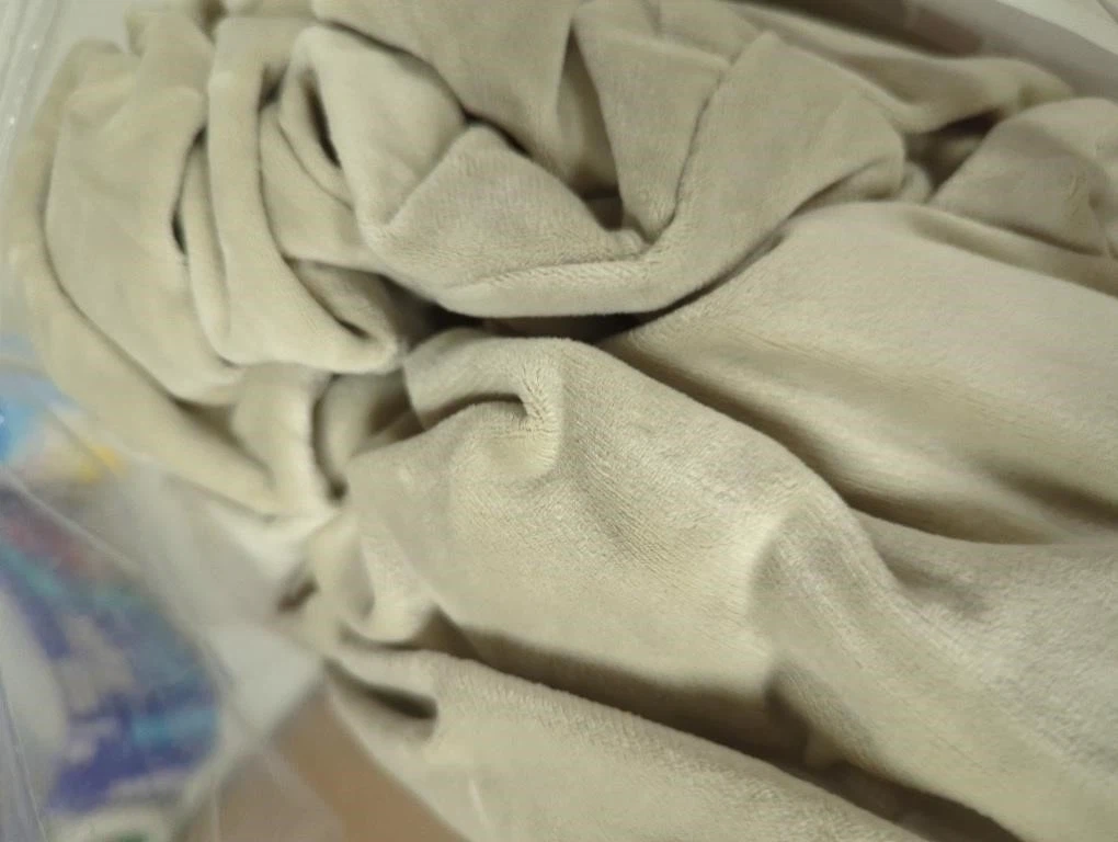 3-Seater Velvet Sofa Cover - Beige - photo 3