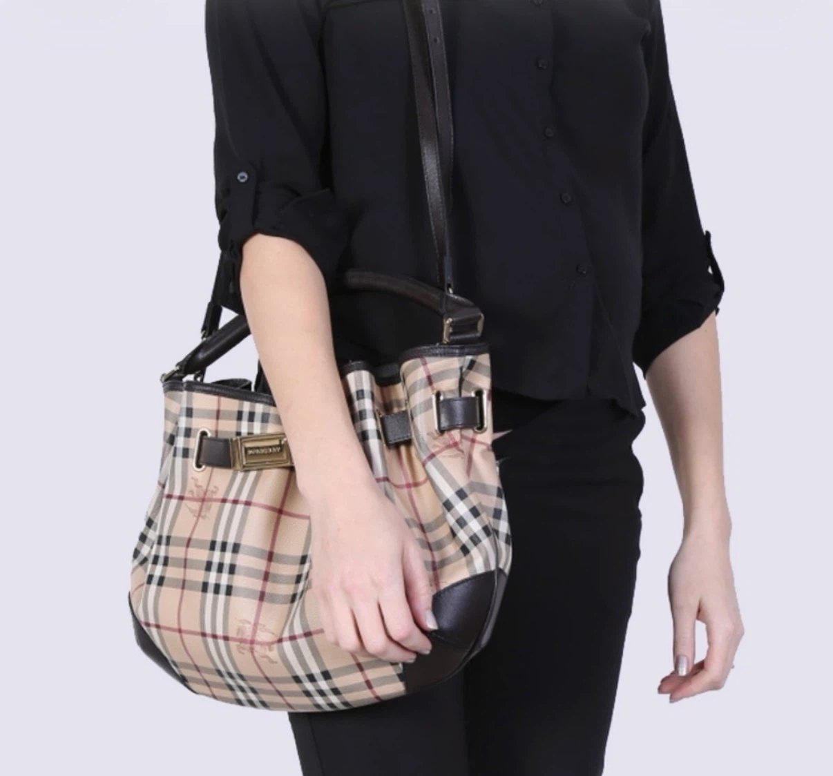 Burberry Haymarket Check Tote - photo 3