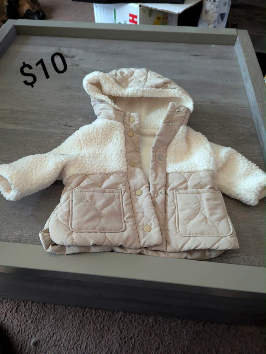 Baby Sherpa Quilted Jacket
