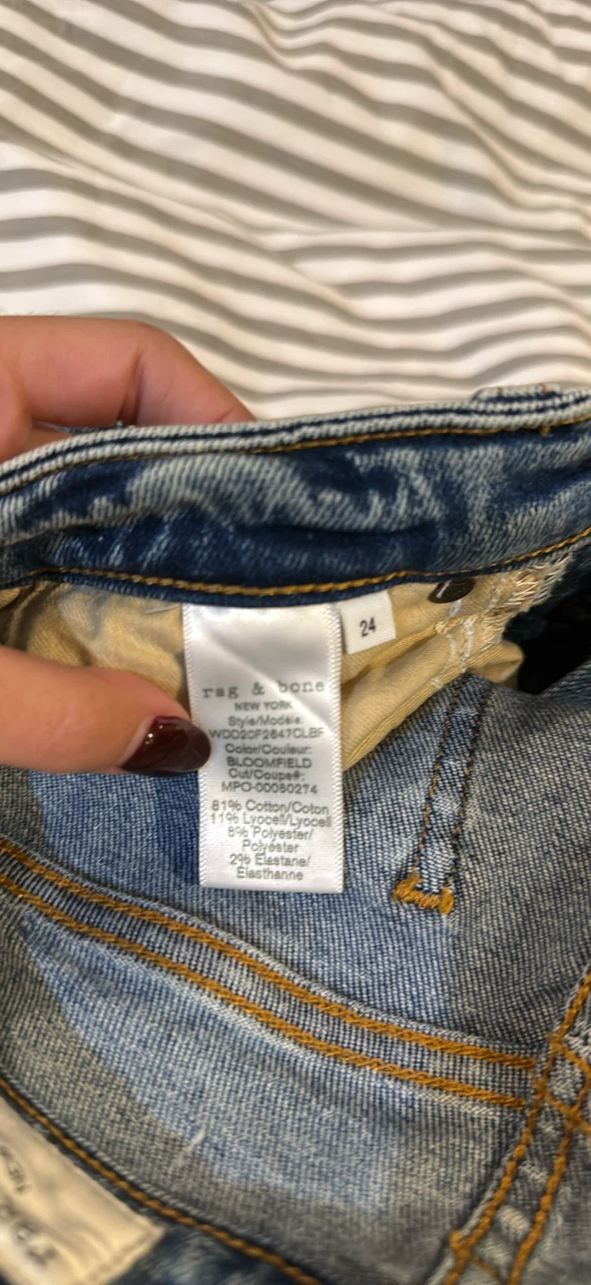 Rag & Bone Bloomfield Jeans Size 24 - photo 5