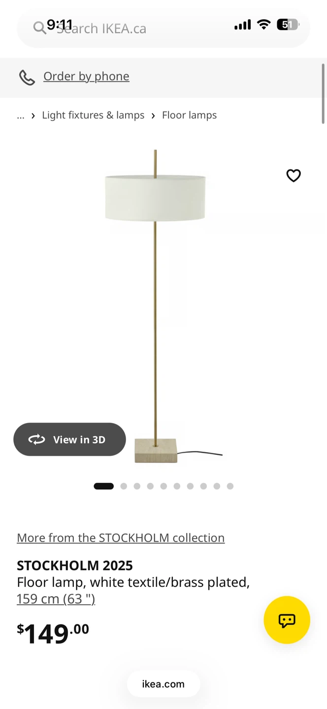 IKEA STOCKHOLM 2025 Floor Lamp