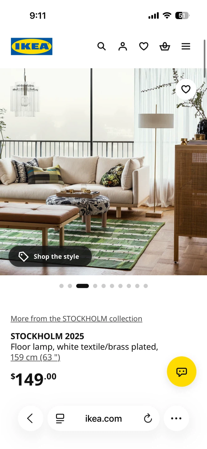 IKEA STOCKHOLM 2025 Floor Lamp - photo 2
