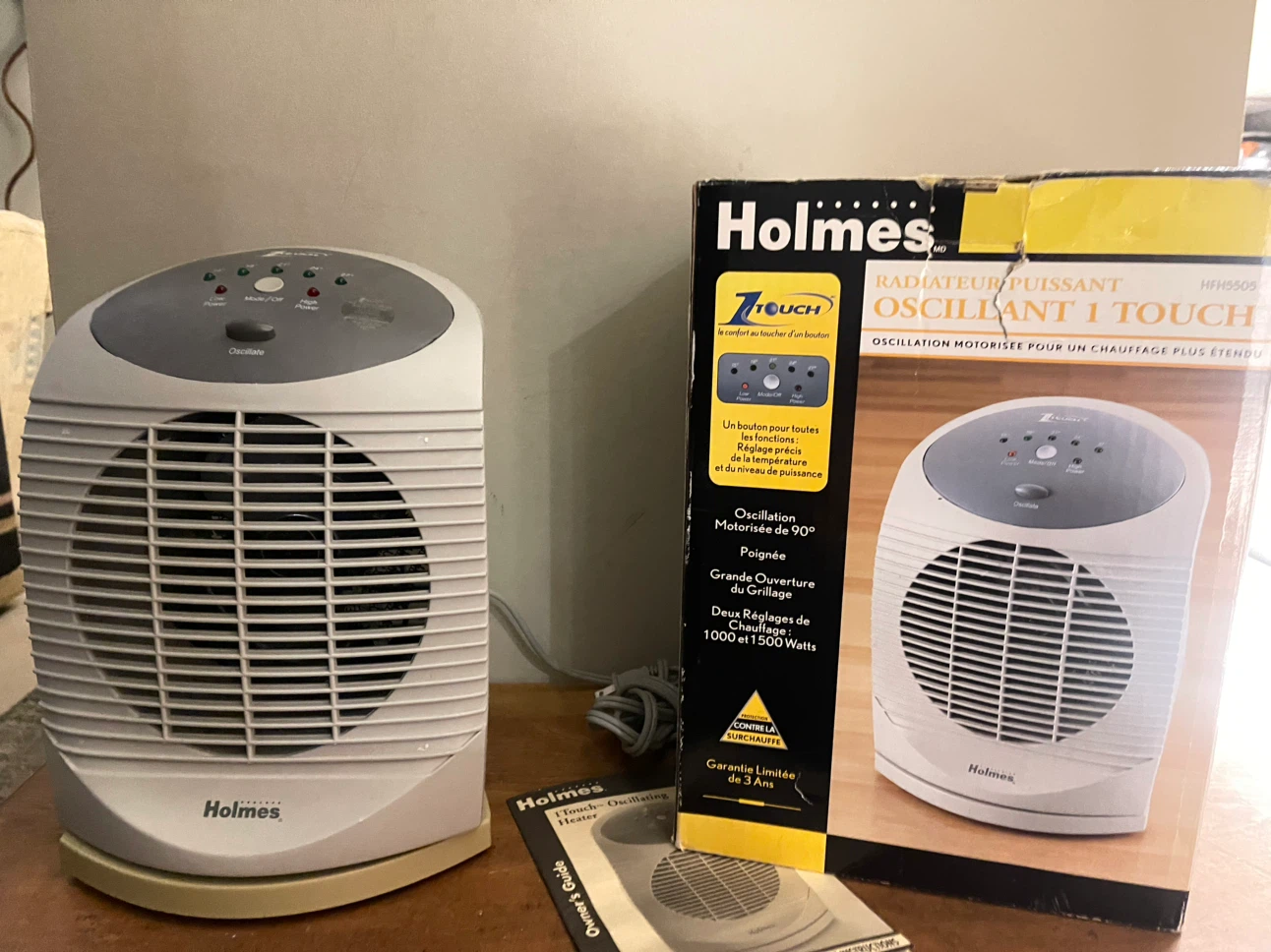 Holmes 1 Touch Oscillating Power Heater HFH5505