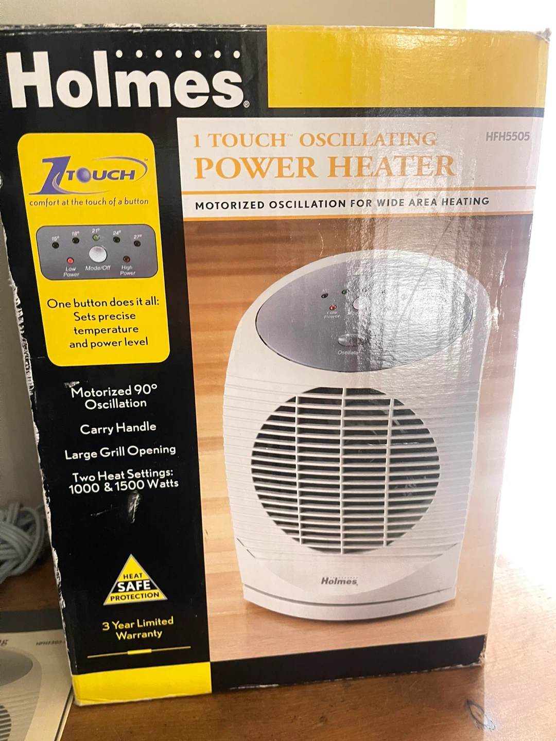 Holmes 1 Touch Oscillating Power Heater HFH5505 - photo 3