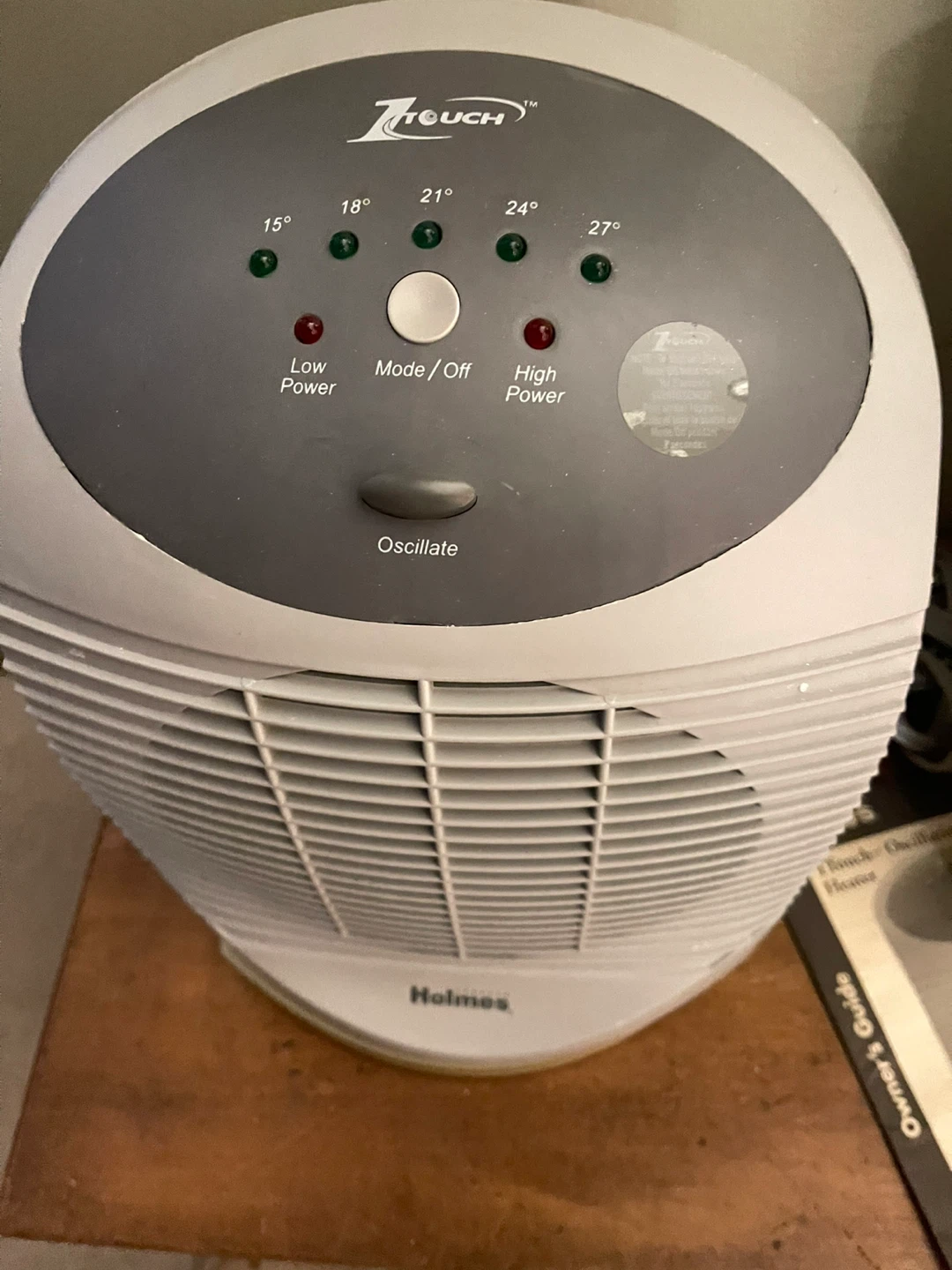 Holmes 1 Touch Oscillating Power Heater HFH5505 - photo 4
