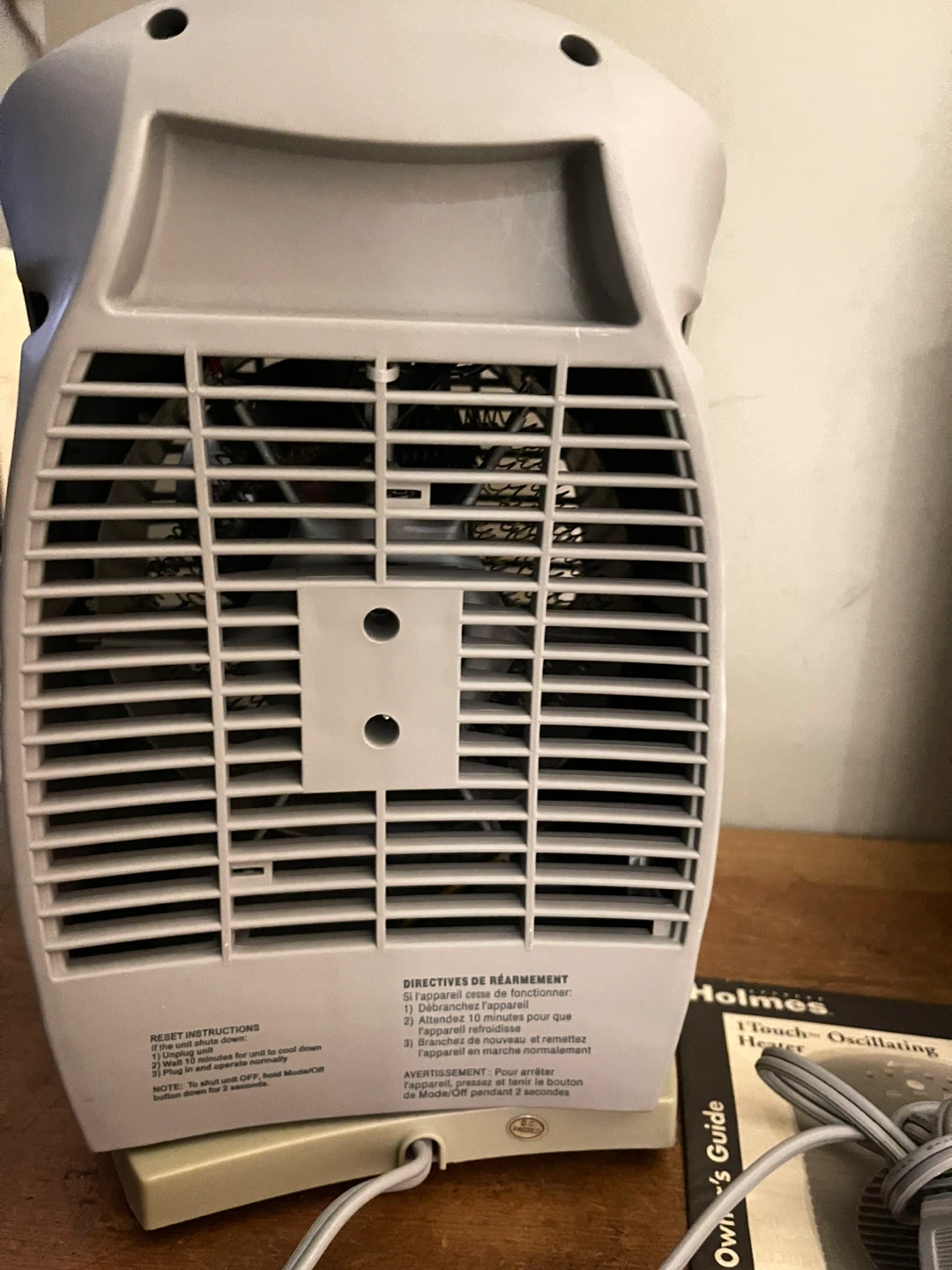 Holmes 1 Touch Oscillating Power Heater HFH5505 - photo 5