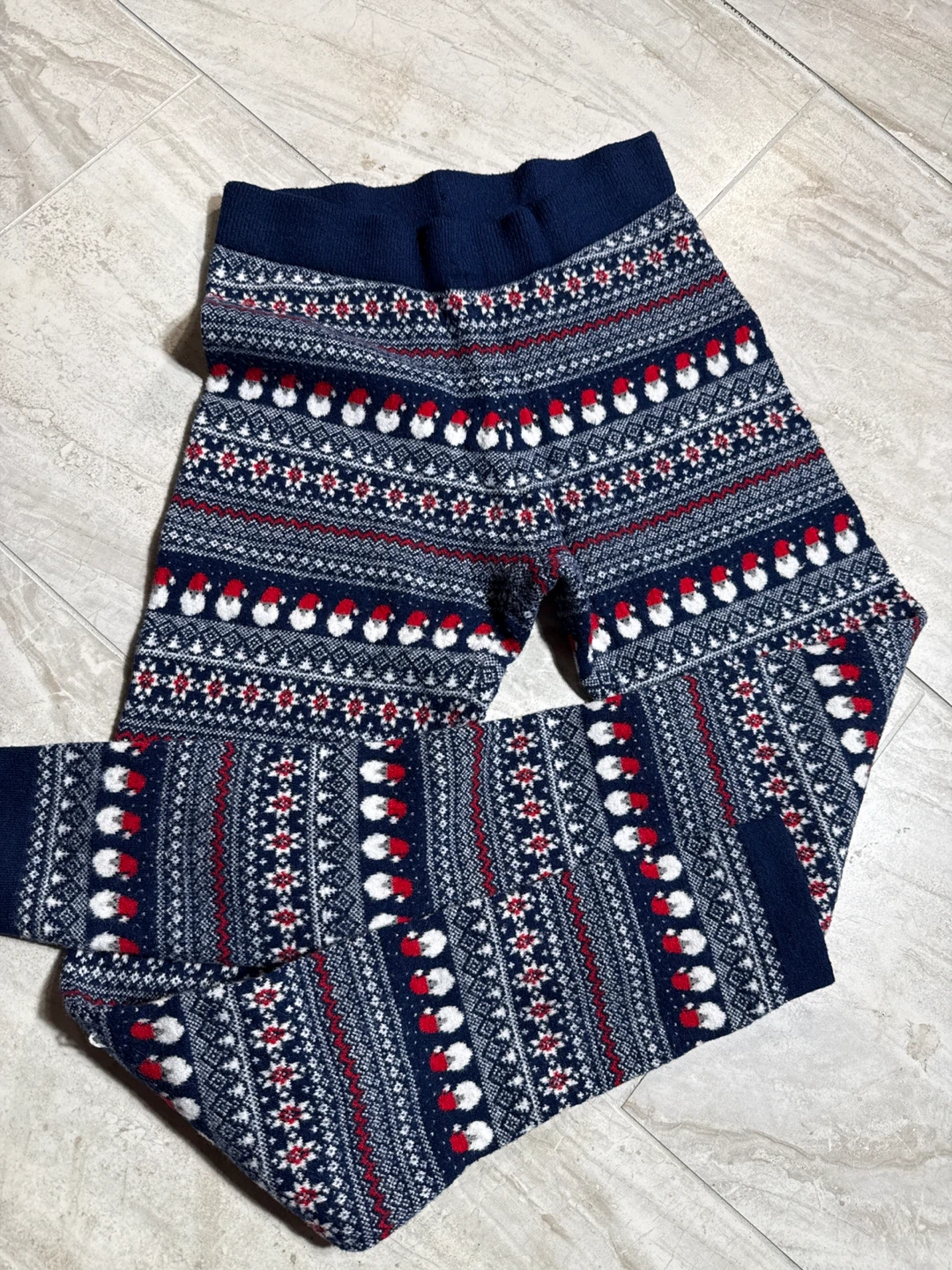 Isaac Mizrahi Sleepwear Holiday Knit Leggings XS - photo 2
