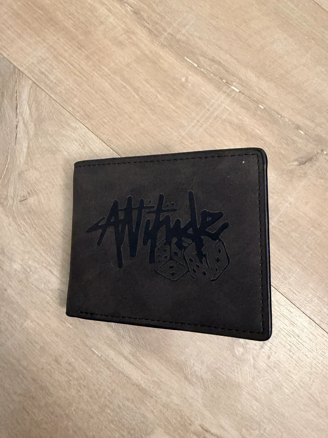 Black Bifold Wallet - Streetwear Style