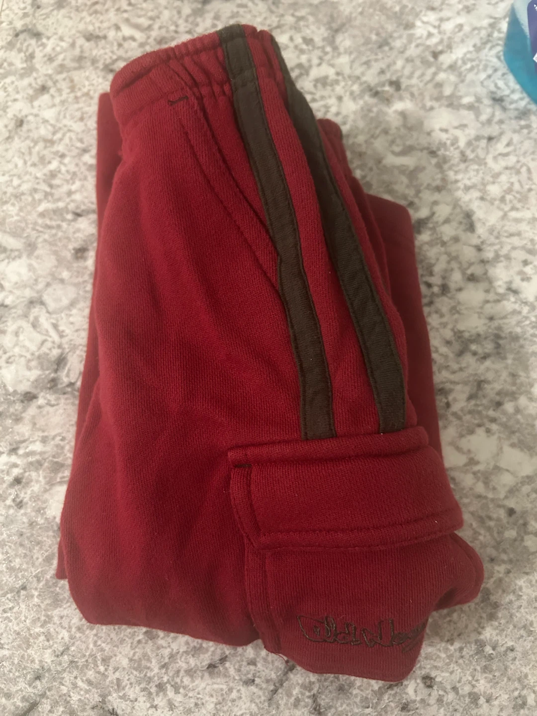 Old Navy Red Cargo Sweatpants