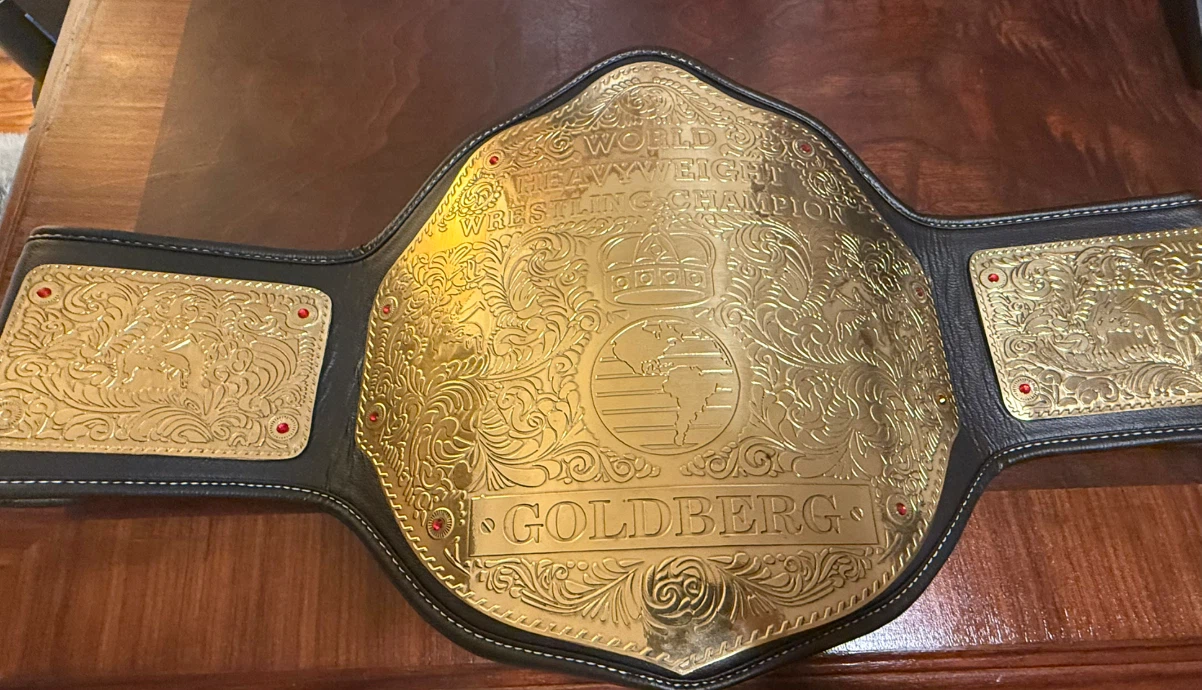 Goldberg Signed World Heavyweight Championship Belt