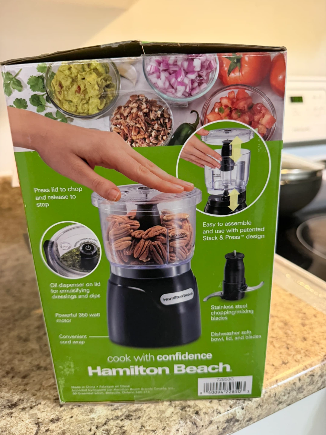 Hamilton Beach Stack & Press Food Chopper - photo 2