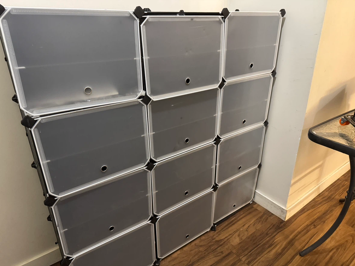 Shoe Box- Modular Storage Cube Organizer