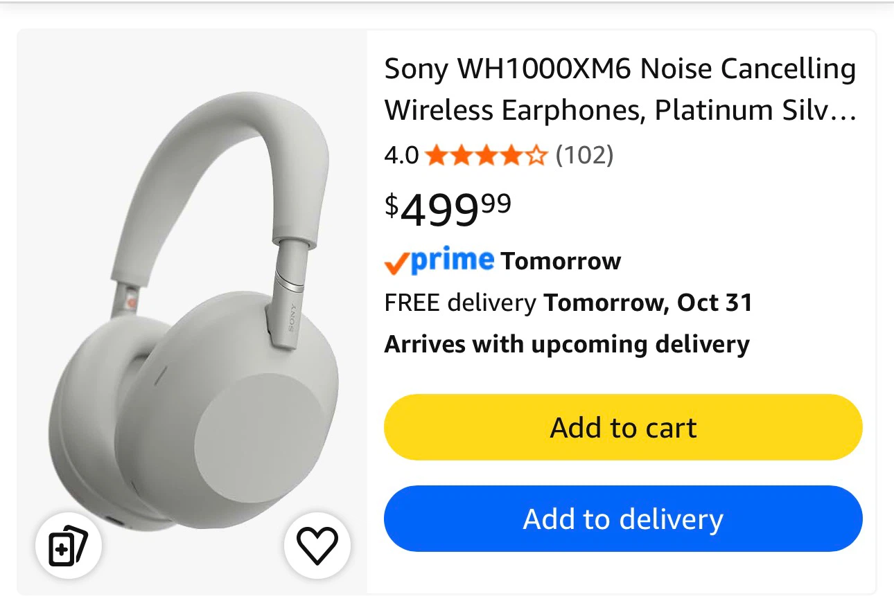 Sony WH-1000XM6 Wireless Noise Cancelling Headphones - photo 3
