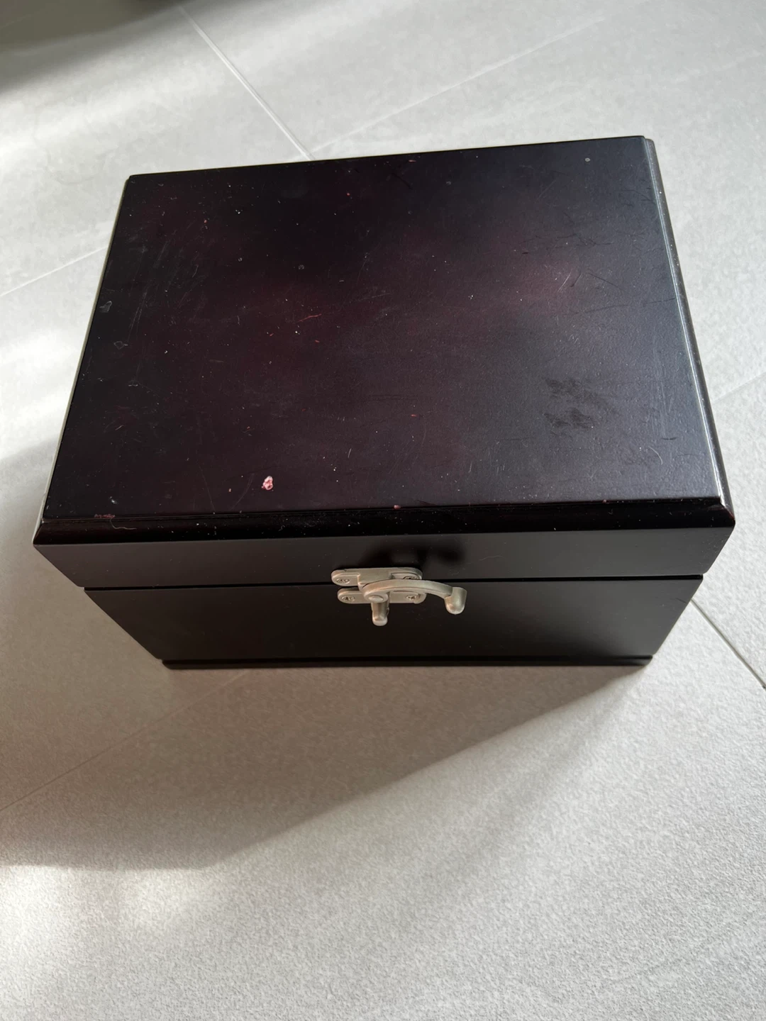 Dark Wood Jewellery Box