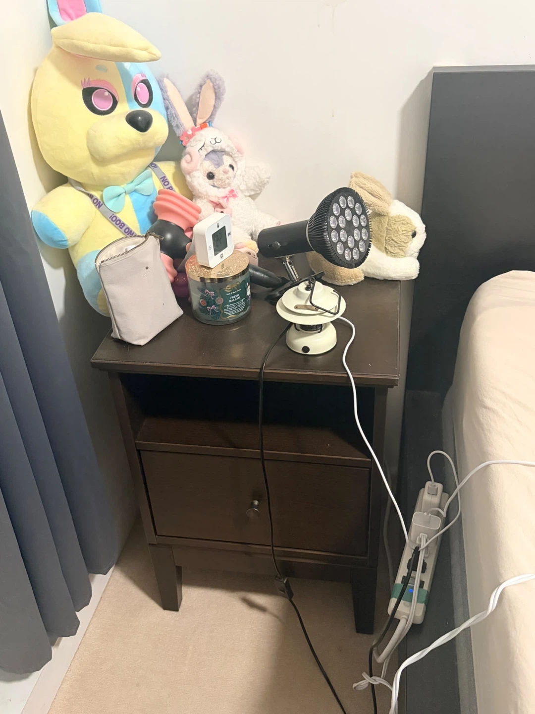 Dark Brown Wooden Bedside Table* 2 - photo 2