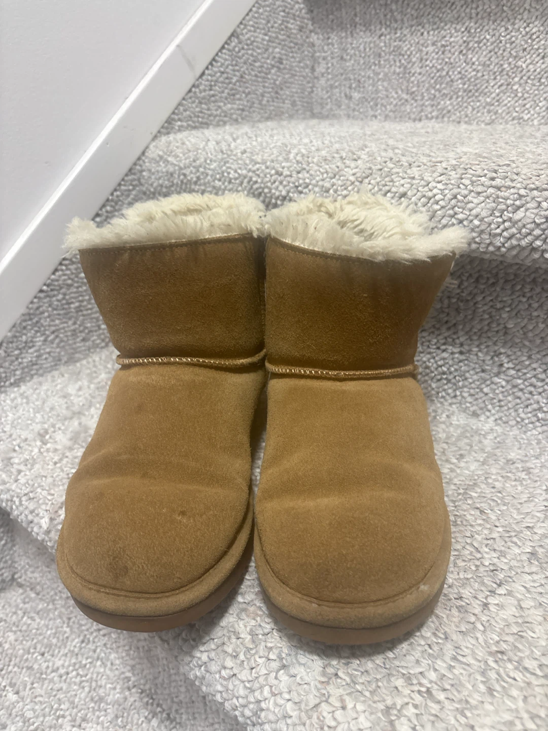Tan Faux Fur Lined Boots winter boots