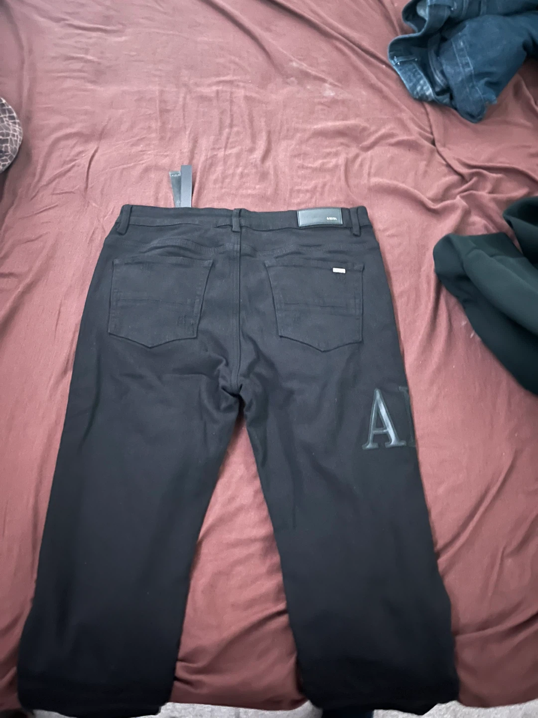 Amiri Black Distressed Jeans - photo 2