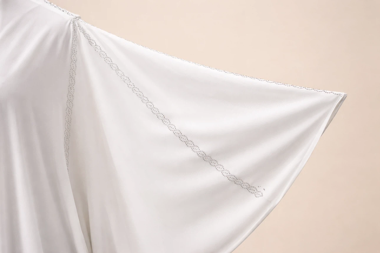 White Button-Front kaftan-Style Abaya - photo 3