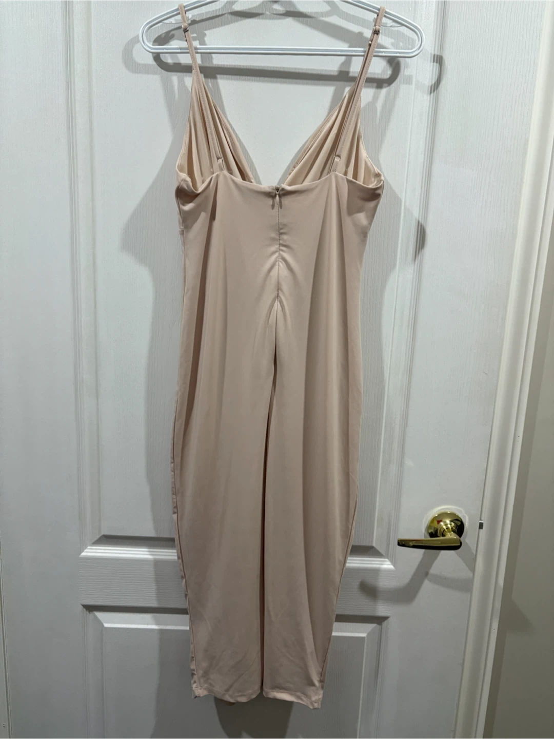 Revamped Beige Midi Dress L fits M - photo 5