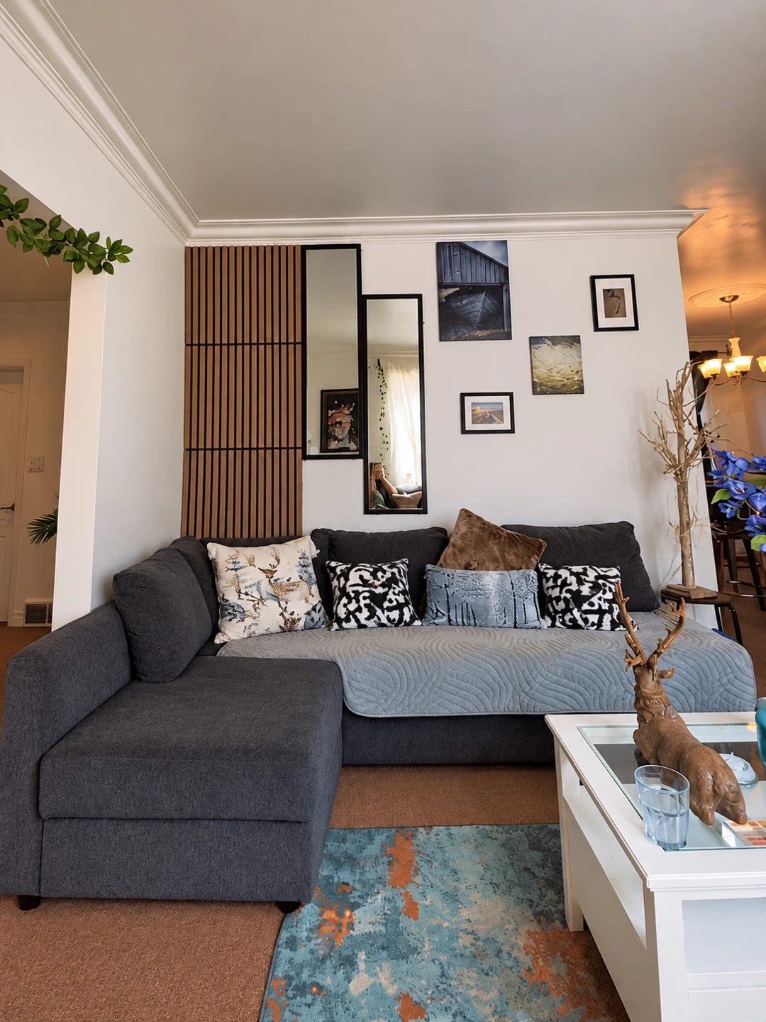 Dark Grey Sectional Sofa Bed
