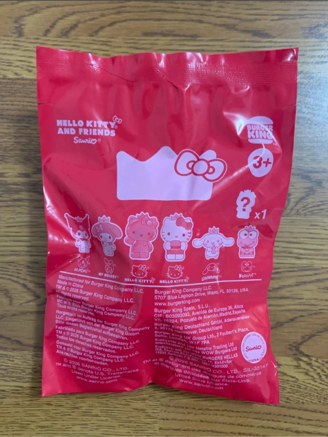 Burger King | Hello… King Jr… Meal Toy (Keroppi) - photo 2