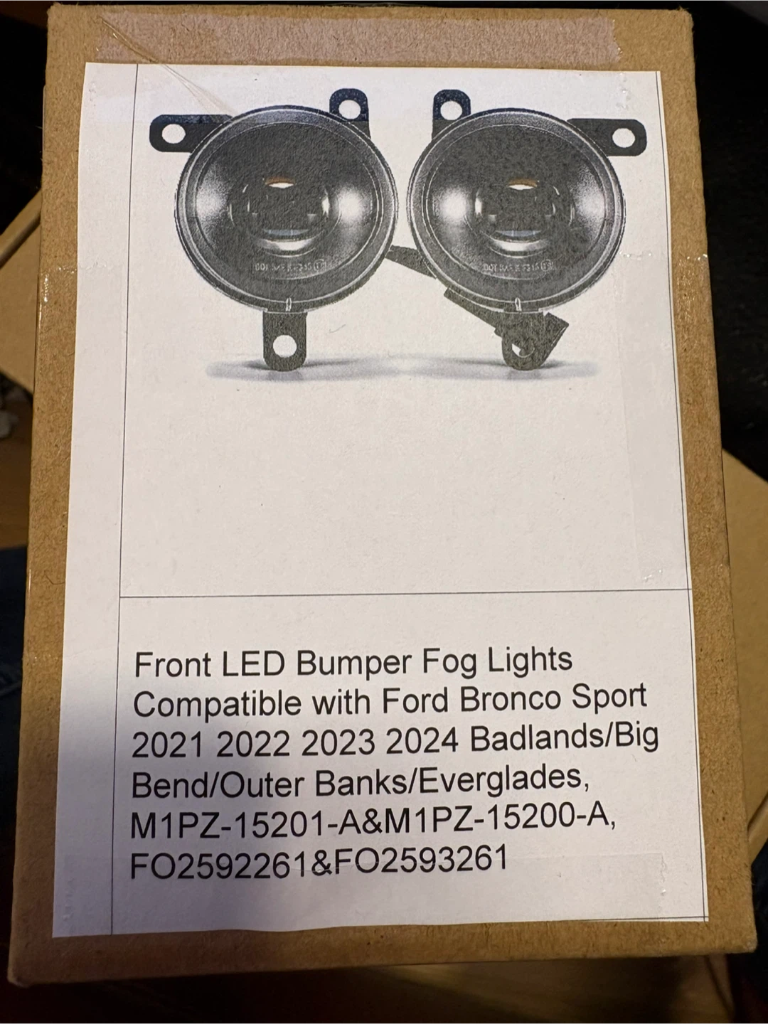 Ford Bronco Sport Front LED Fog Lights