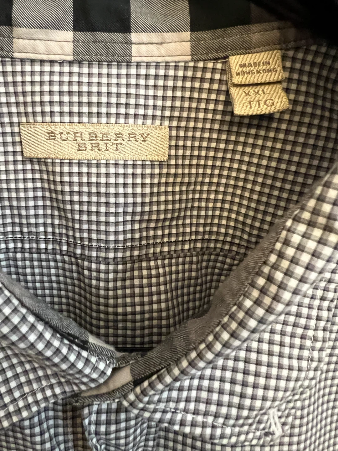 Authentic Burberry Brit Long Sleeve Button-Down Shirt - photo 5
