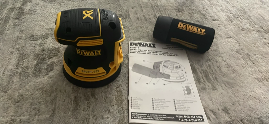 DEWALT 20V MAX XR 5-Inch Cordless Random Orbital Sander