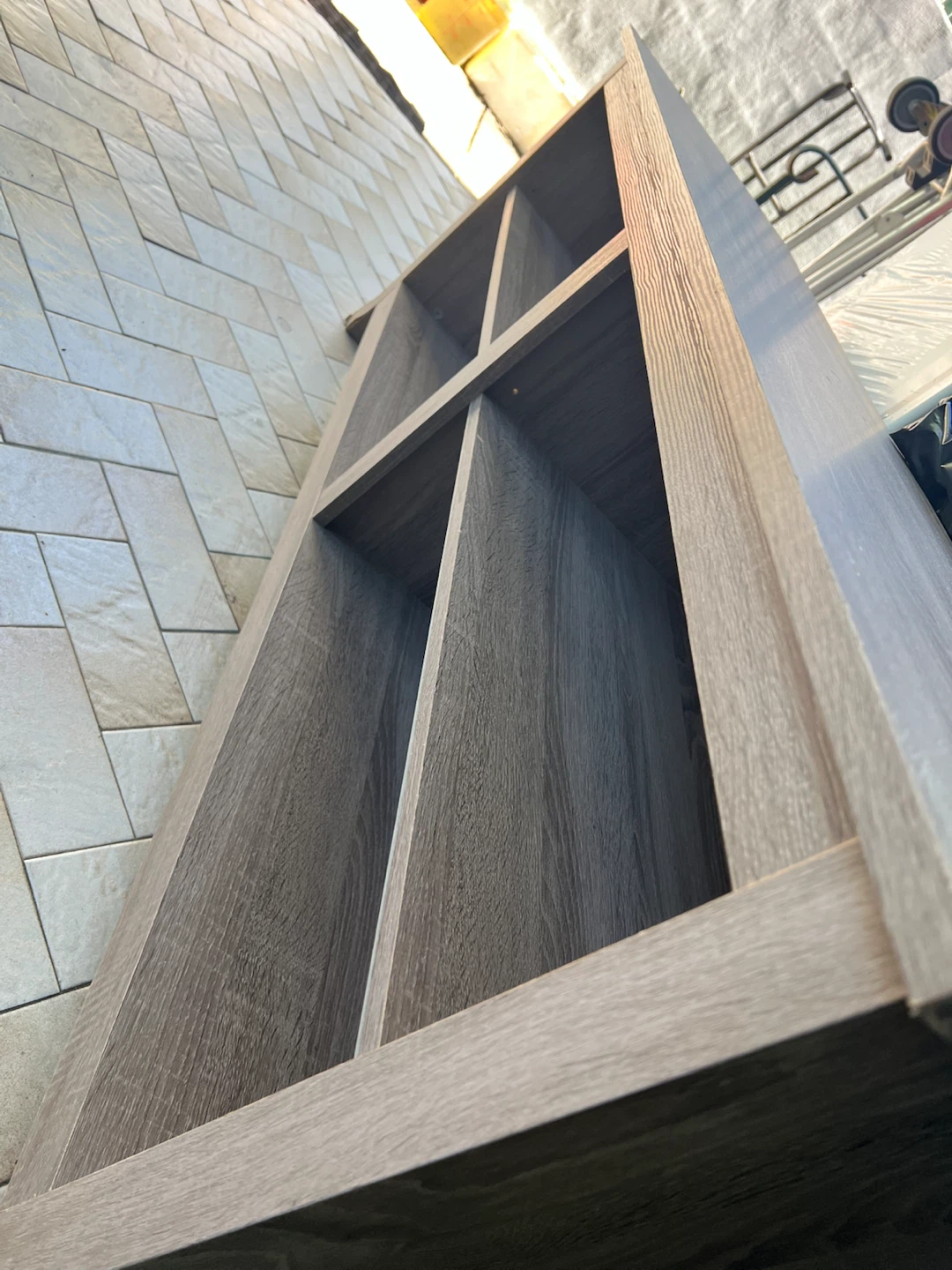 Wood-Finish TV Stand - photo 2