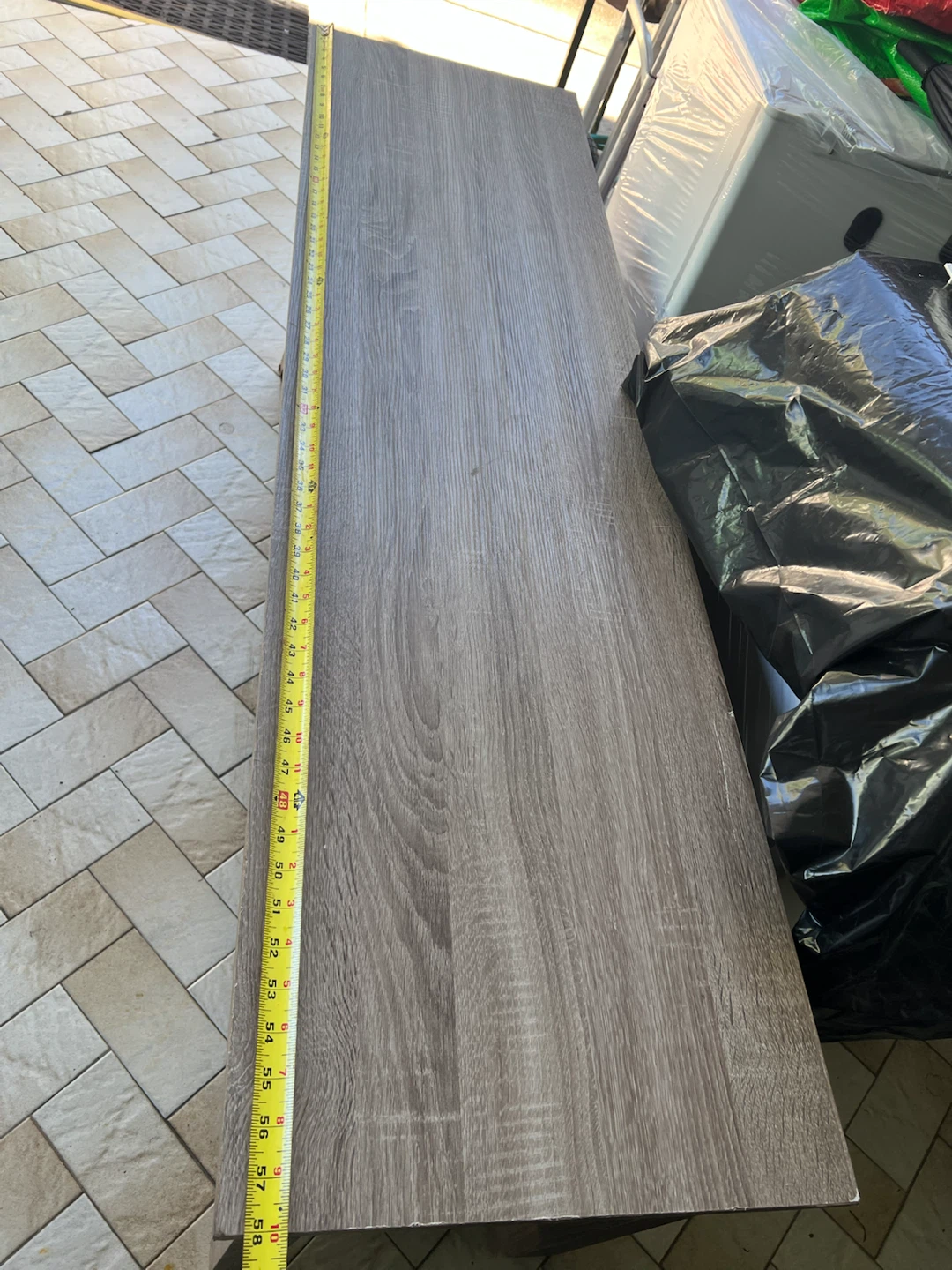 Wood-Finish TV Stand - photo 4