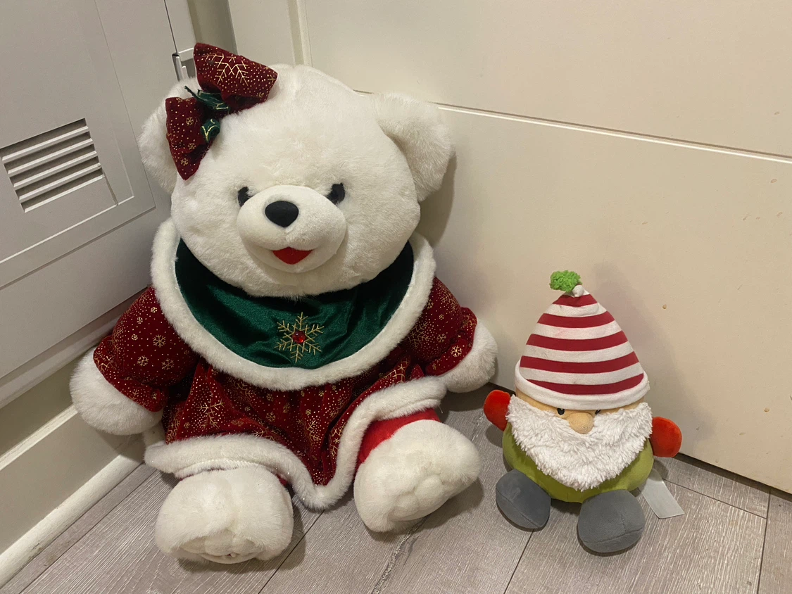 Holiday Plush Set: Christmas Bear and Gnome - photo 4
