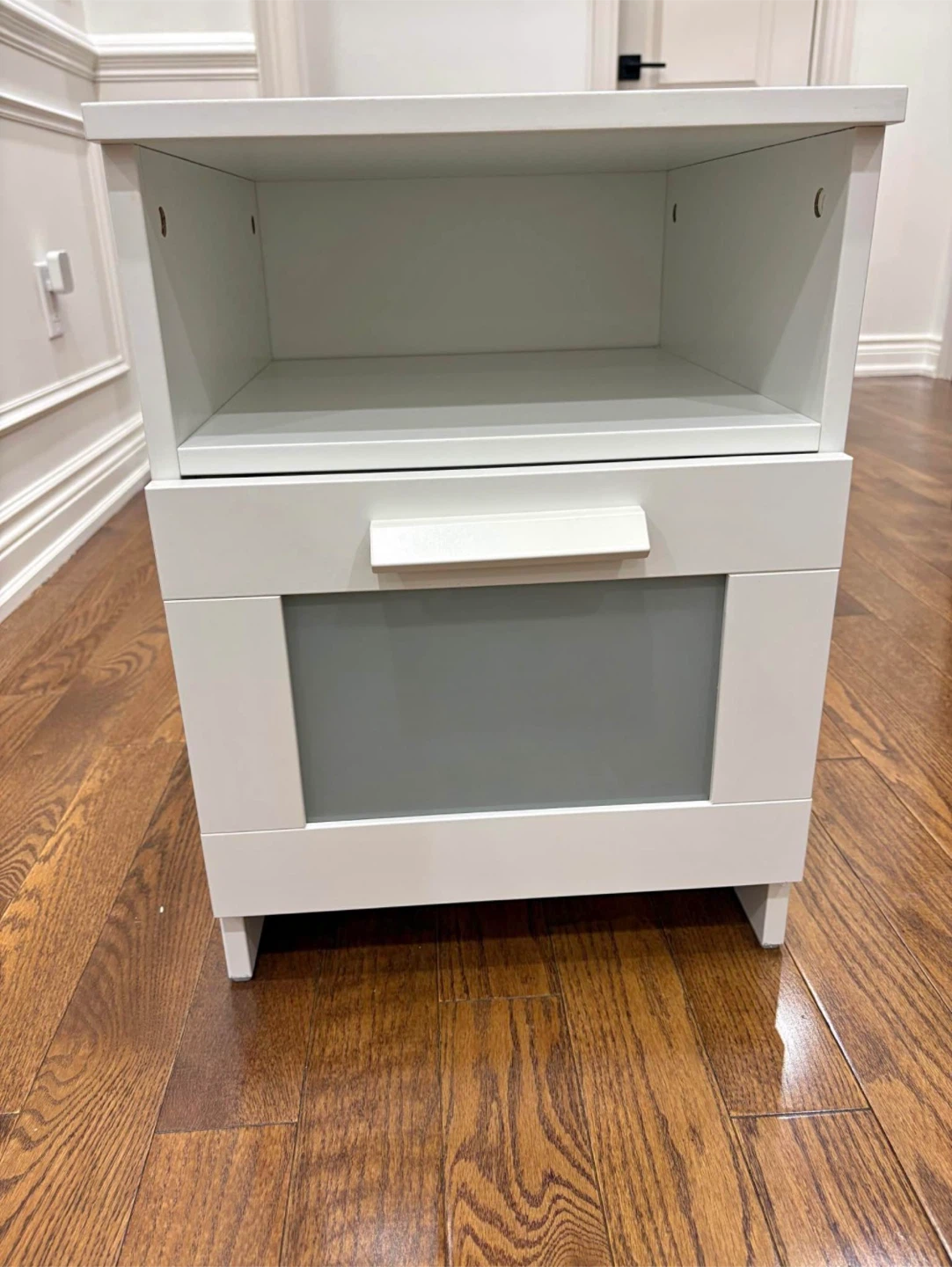 IKEA BRIMNES Nightstand - Color: White