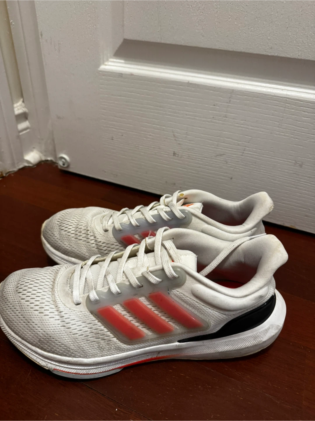 Adidas Running Shoes White and Coral
