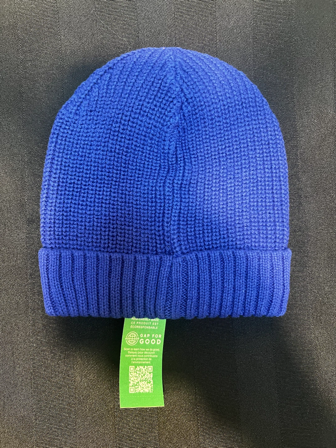 NEW Baby Gap Bear Ribbed Beanie - Blue - photo 2