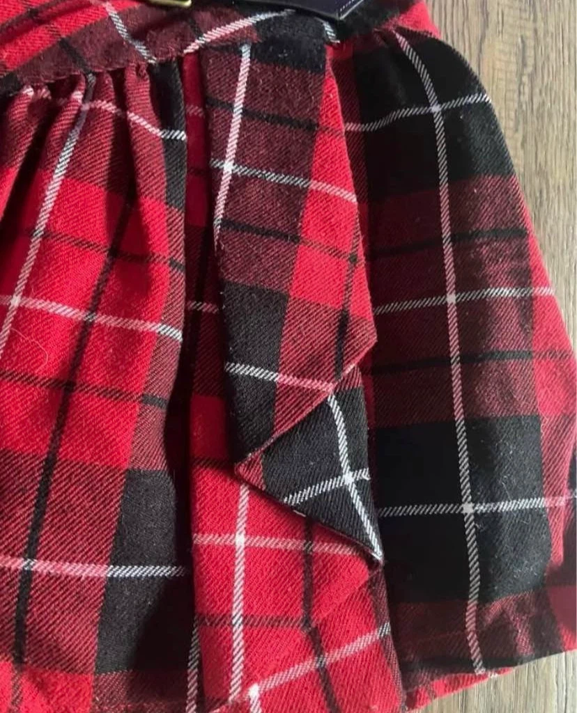 EUC The Children's Place Girls Plaid Holiday Skirt Kilt 5 yrs - photo 3