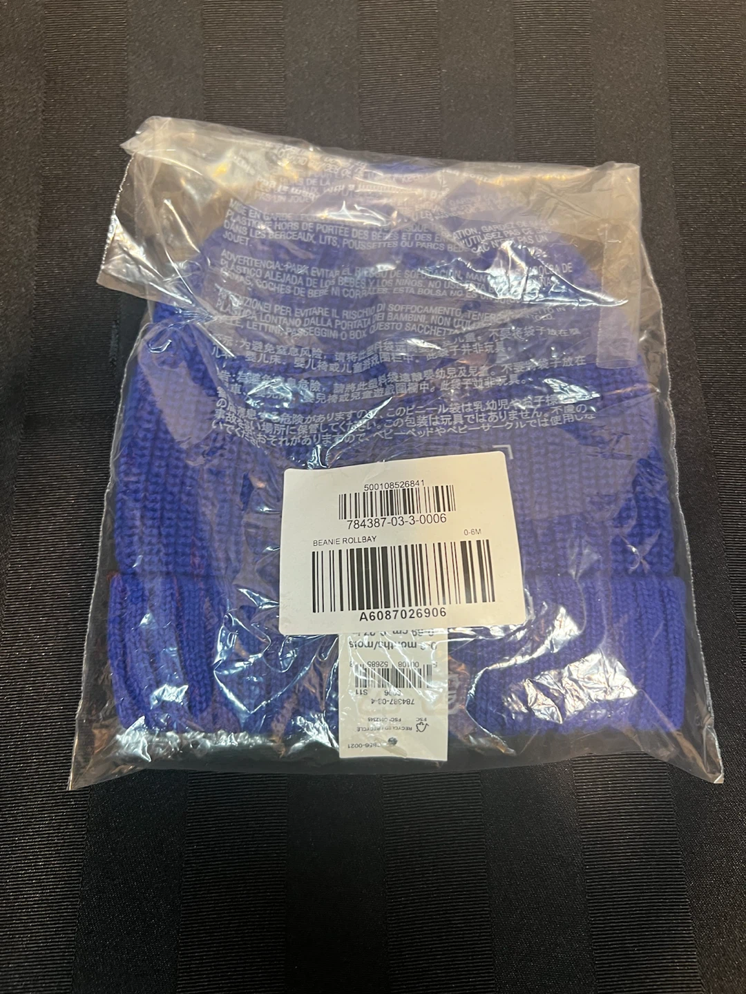 NEW Baby Gap Bear Ribbed Beanie - Blue - photo 4