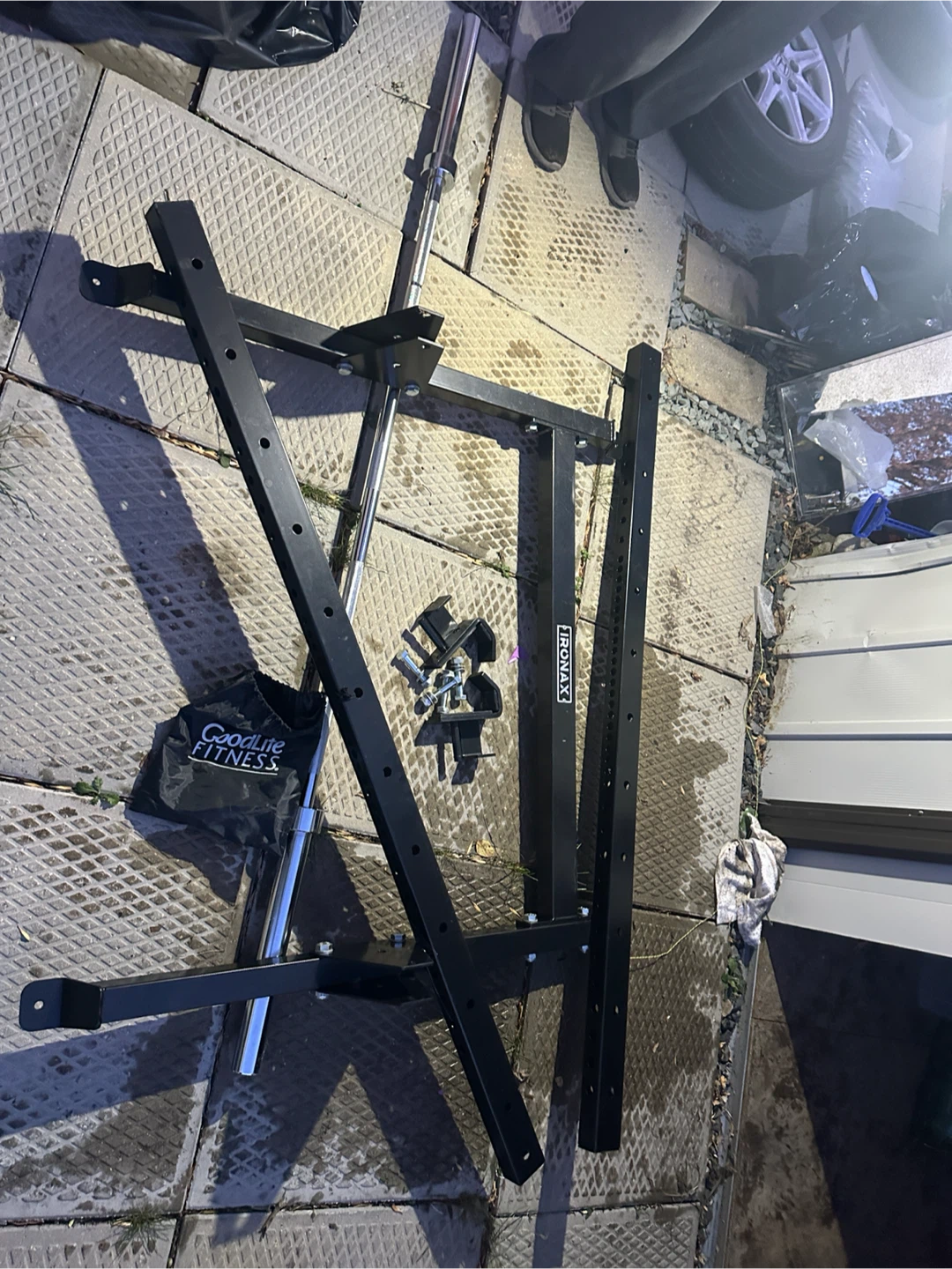 IRONAX Adjustable Squat Rack - photo 2