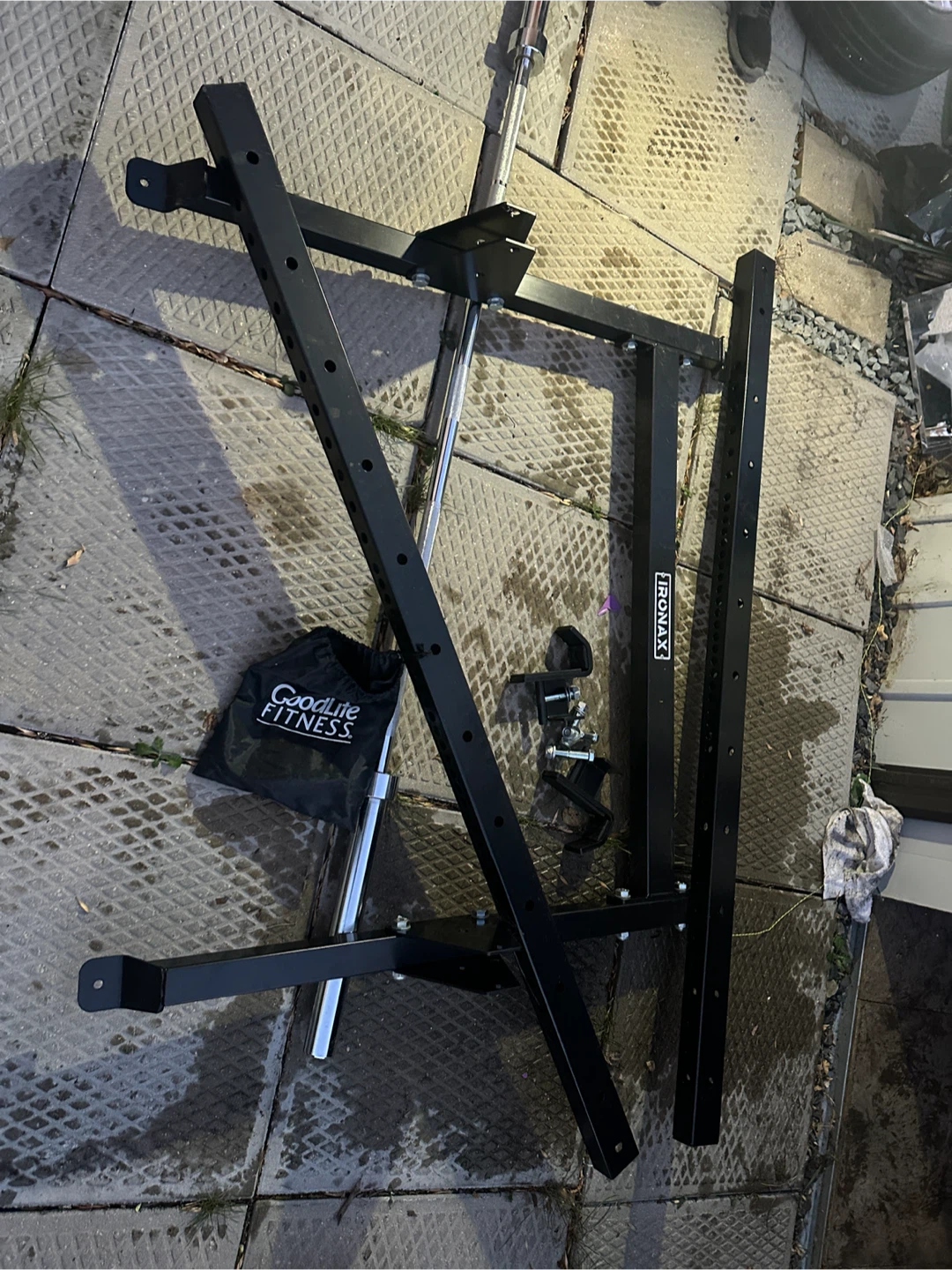 IRONAX Adjustable Squat Rack - photo 5