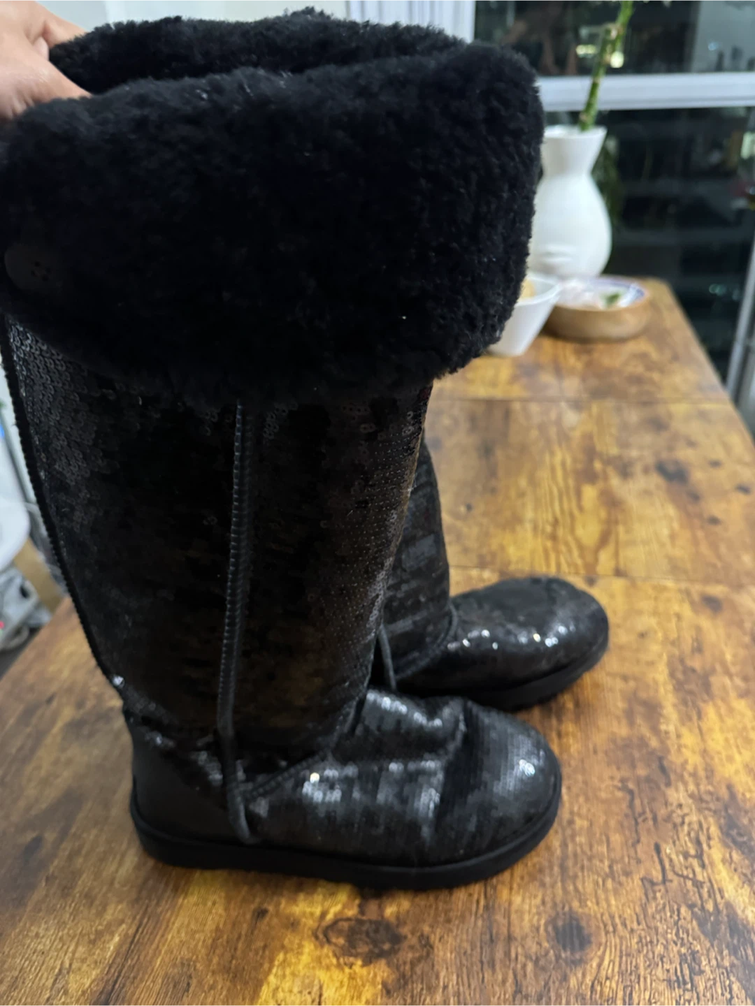 UGG Sequin Boots Black
