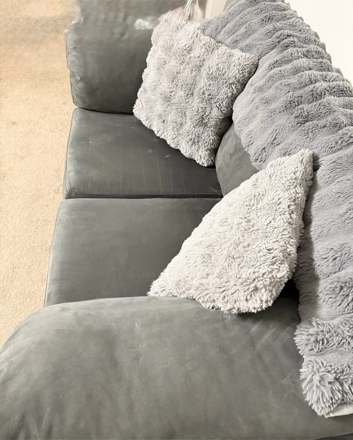 Grey Sofa and Loveseat Set - photo 3