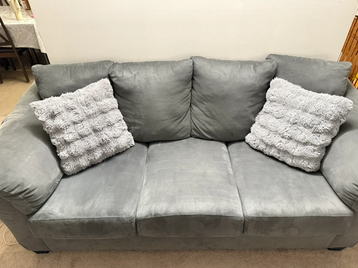 Grey Sofa and Loveseat Set - photo 5