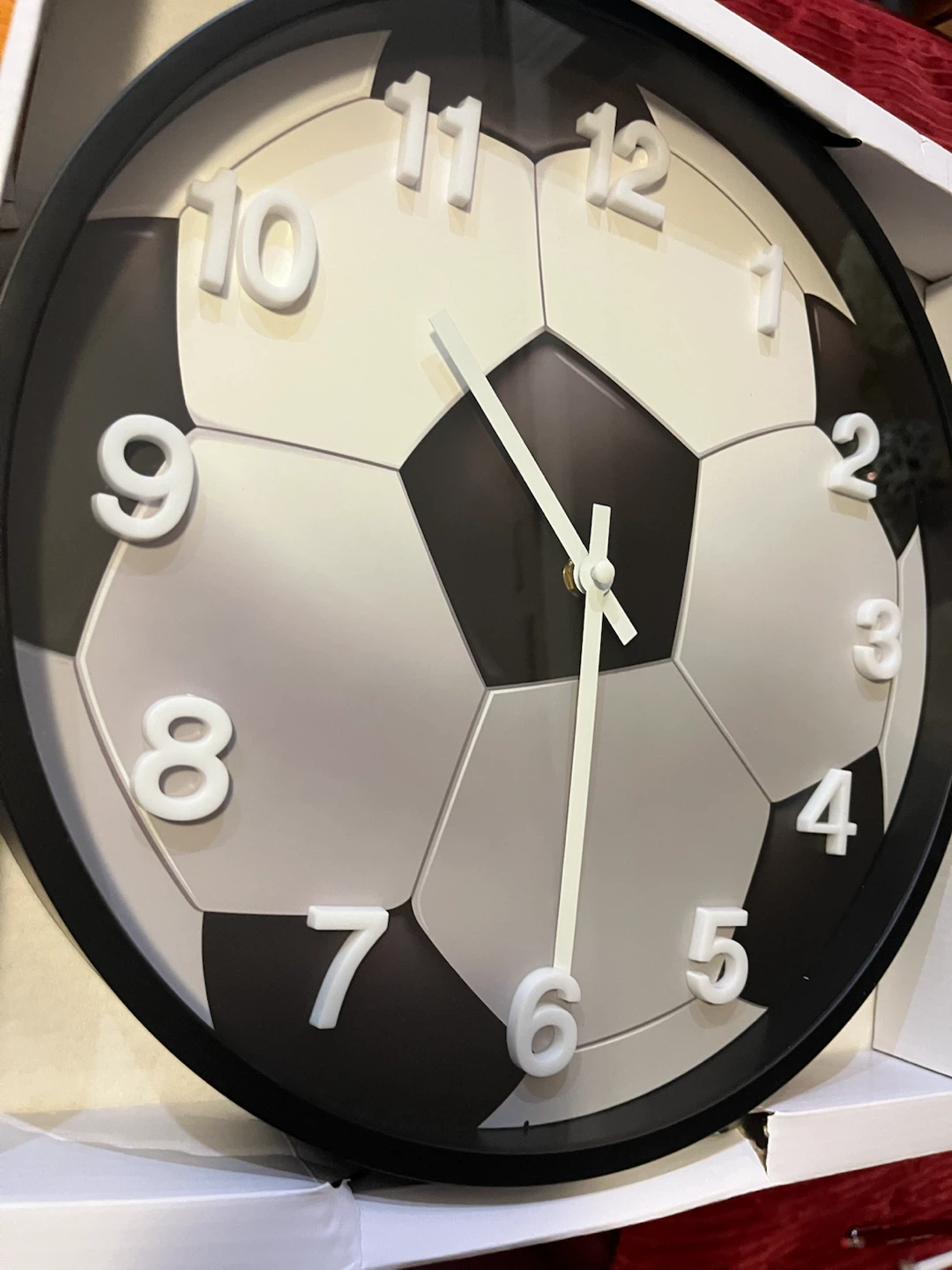 Soccer Ball Wall Clock - photo 2