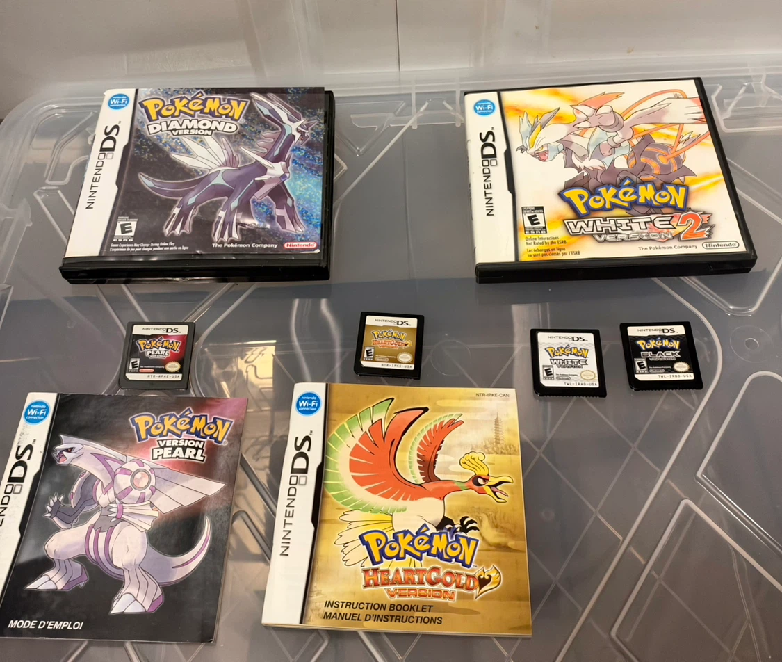 Nintendo DS Pokemon Game Collection