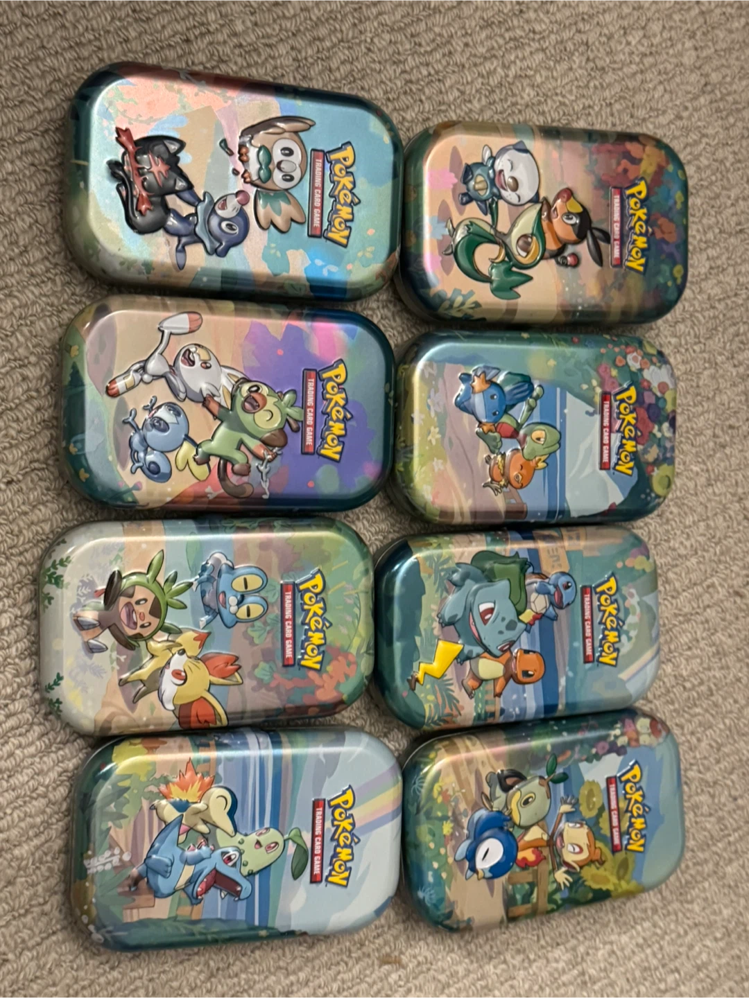 25th celebrations mini tins empty lot