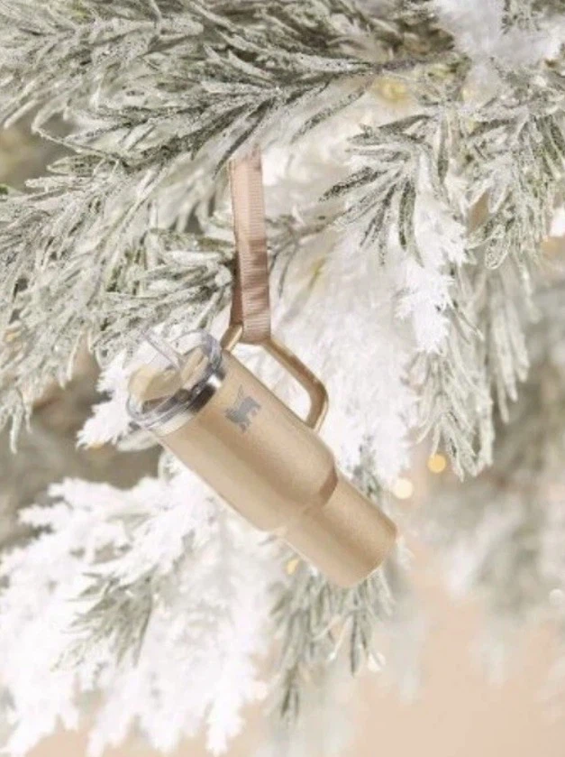BNIB! Stanley Gold Mini Tumbler Ornament Keychain Bag Charm - photo 4