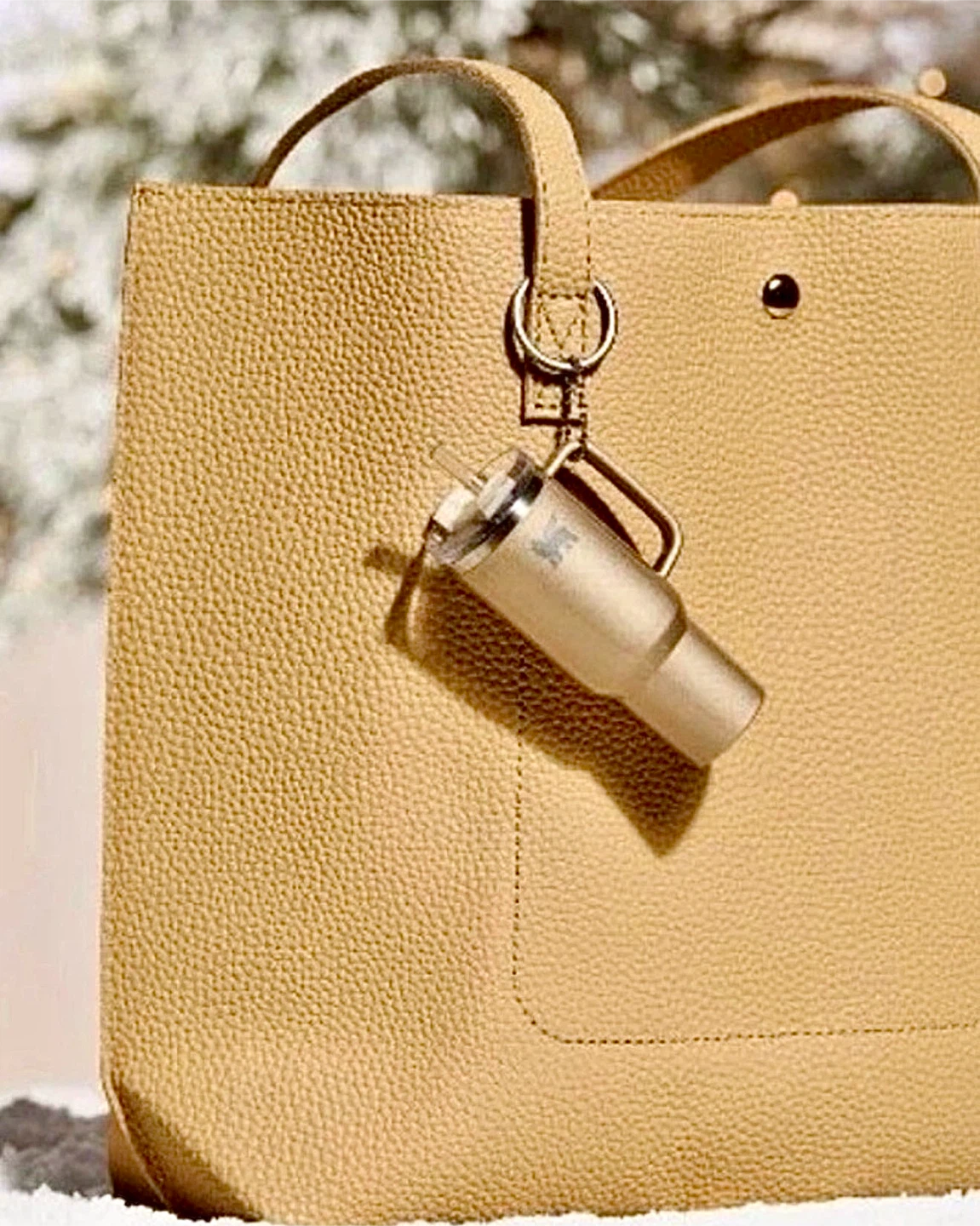 BNIB! Stanley Gold Mini Tumbler Ornament Keychain Bag Charm - photo 5